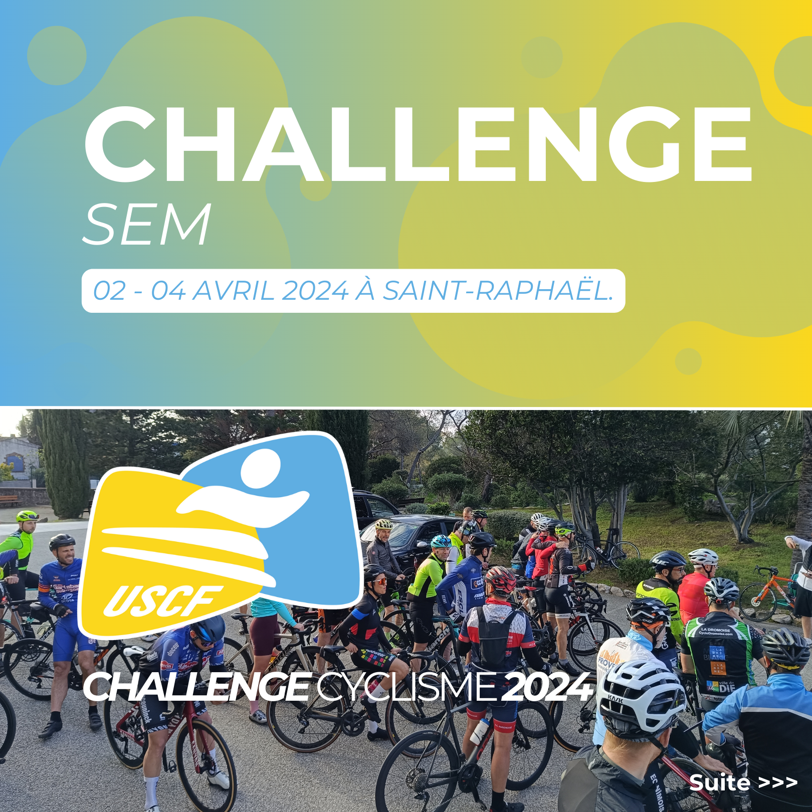 Le Comité SEM à Saint-Raphaël pour son challenge de cyclisme