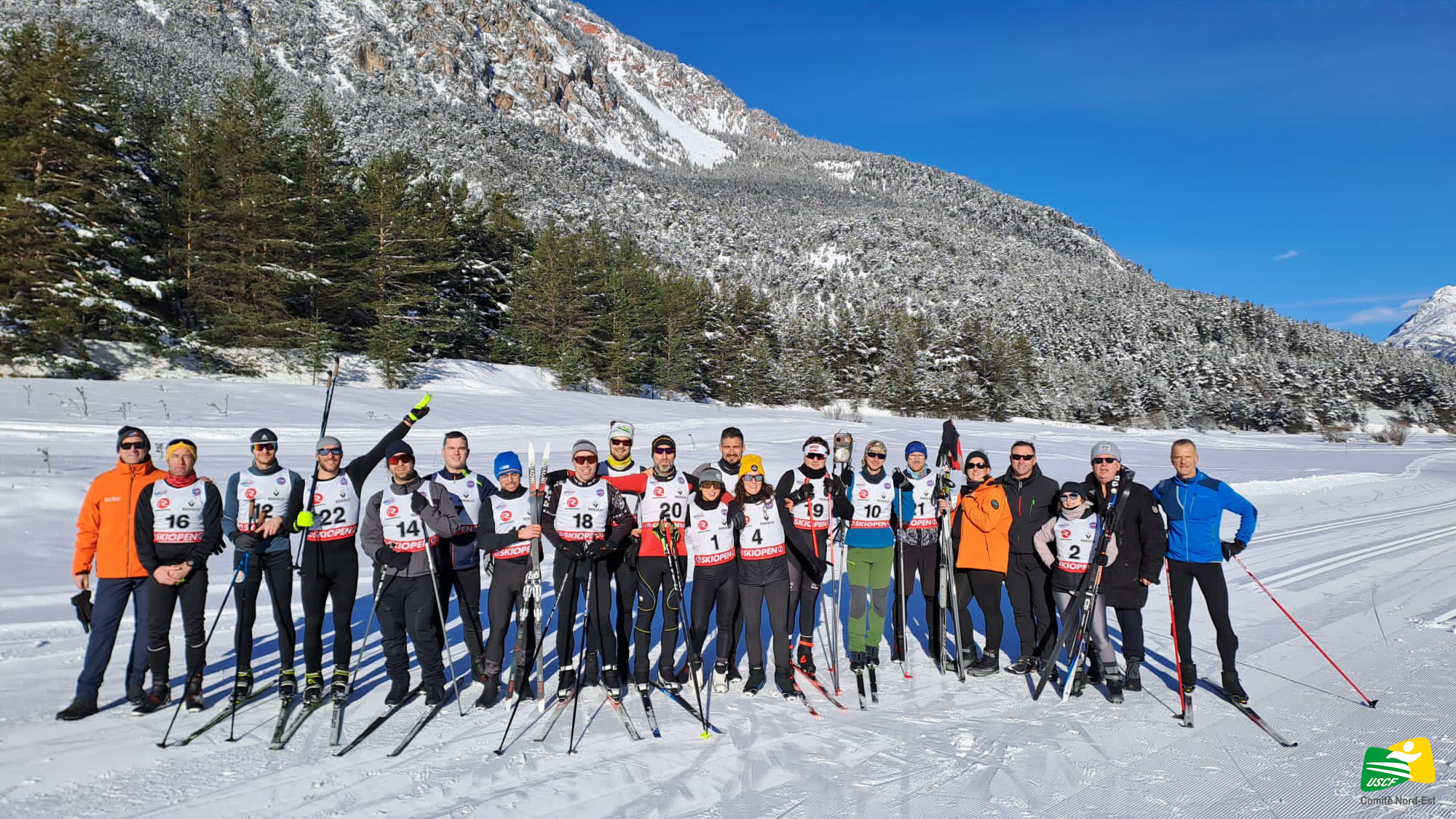 Le Comité Nord-Est à Briançon pour son challenge de ski nordique