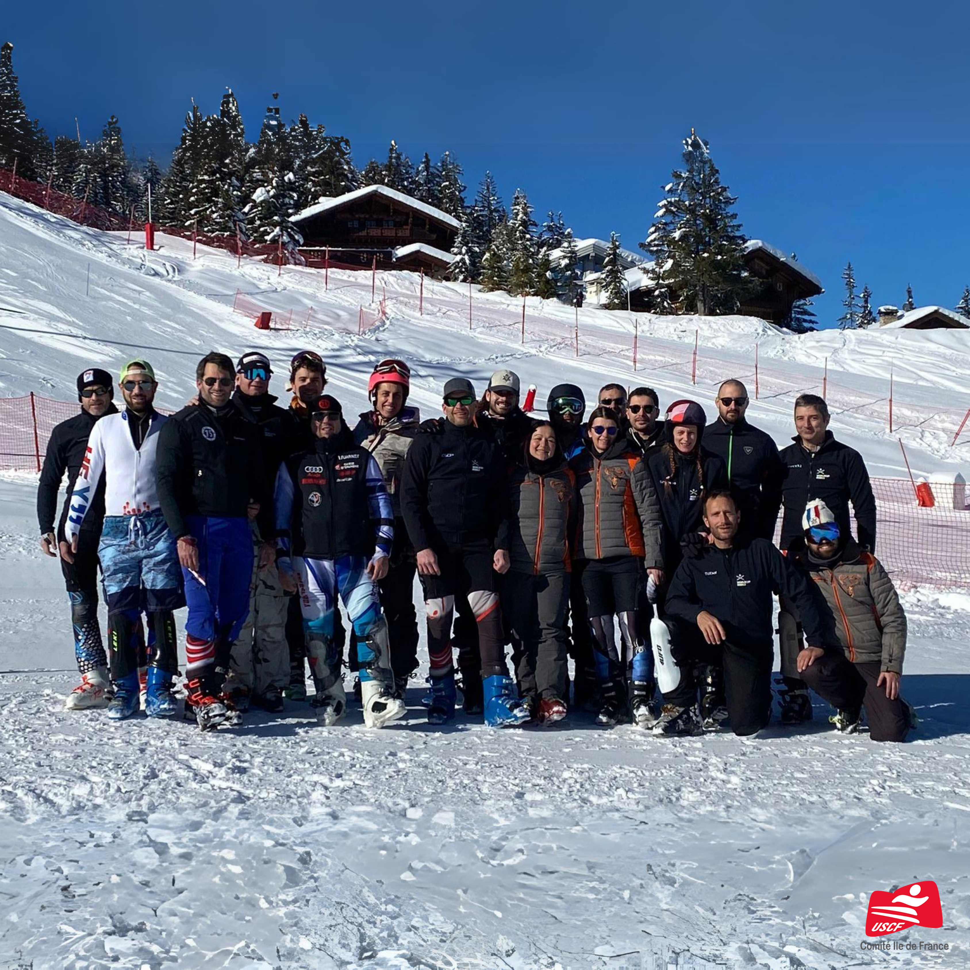 Le CIDF à Courchevel pour son challenge de ski alpin