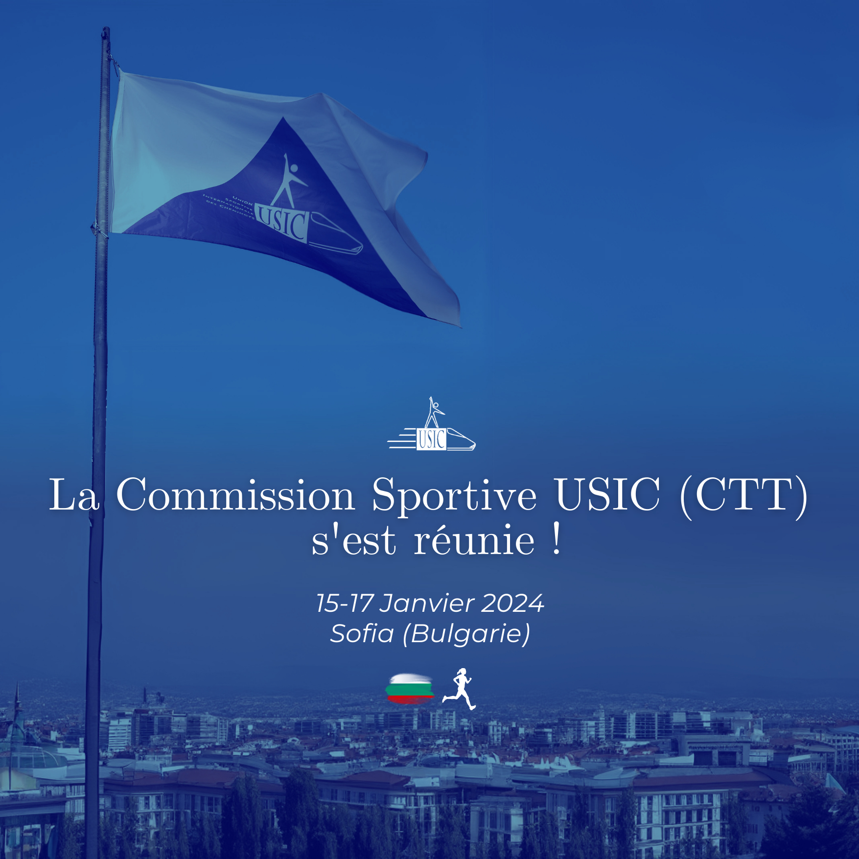 La Commission Sportive USIC (CTT) s'est réunie du 15 au 17 Janvier 2024 à Sofia (Bulgarie) afin de préparer la saison sportive USIC 2024.