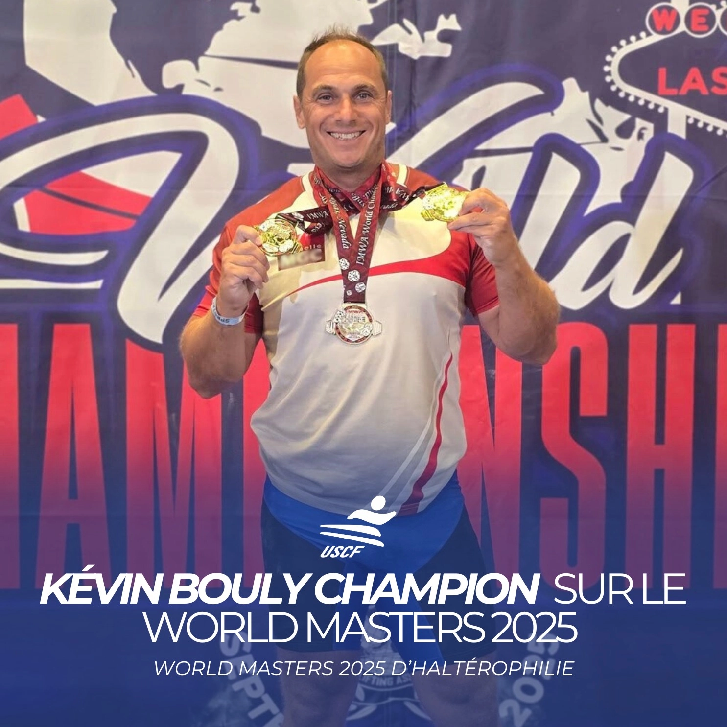 🏋️Kevin﻿ Bouly, Champion du Monde Master d'Haltérophilie 2025