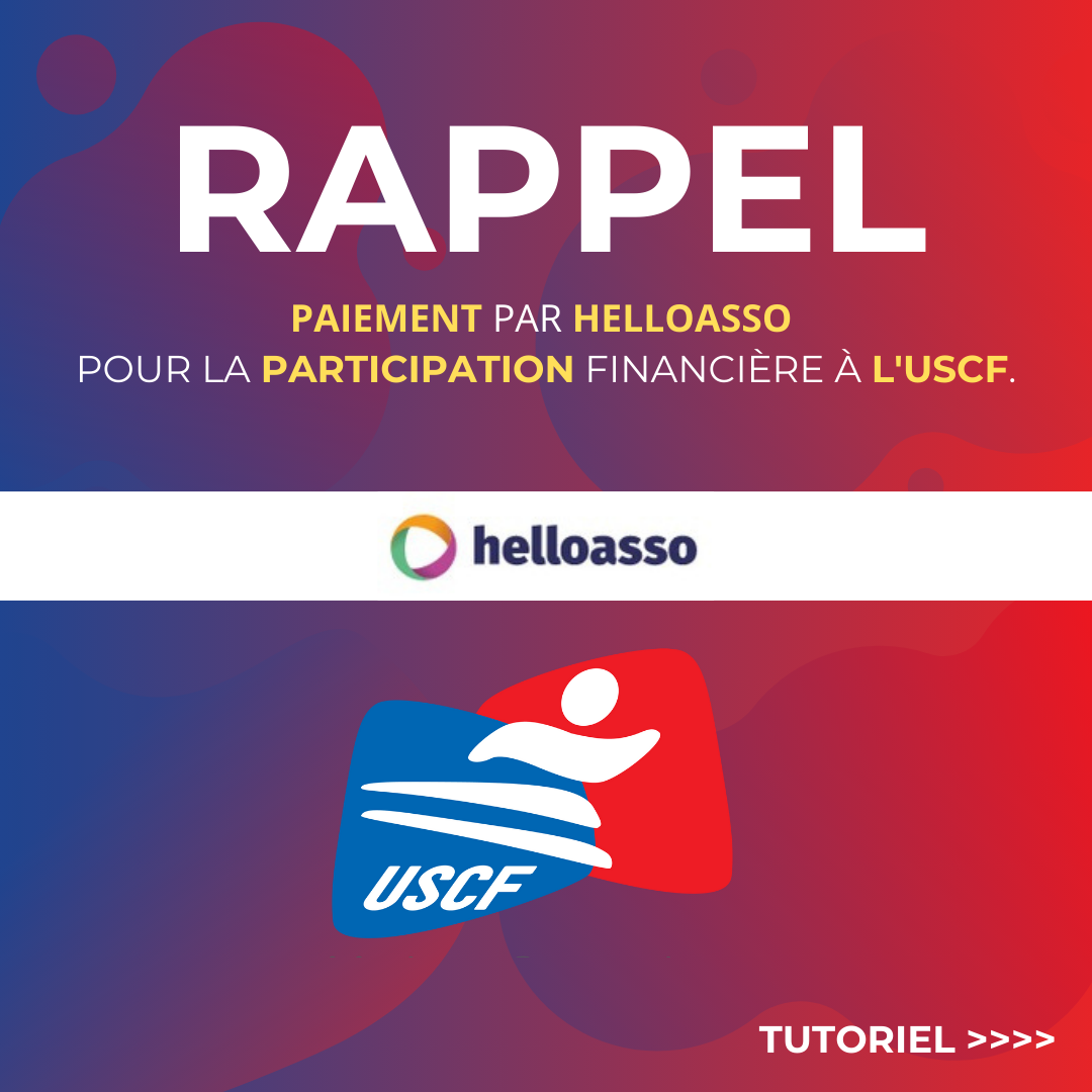 Rappel : réglez vos participations financières en ligne !