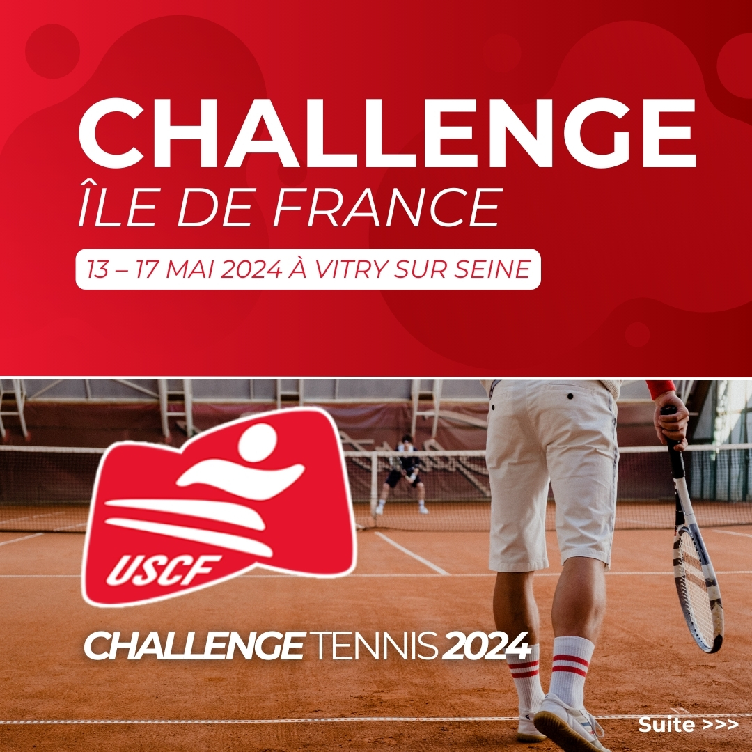 Début du challenge de tennis du CIDF