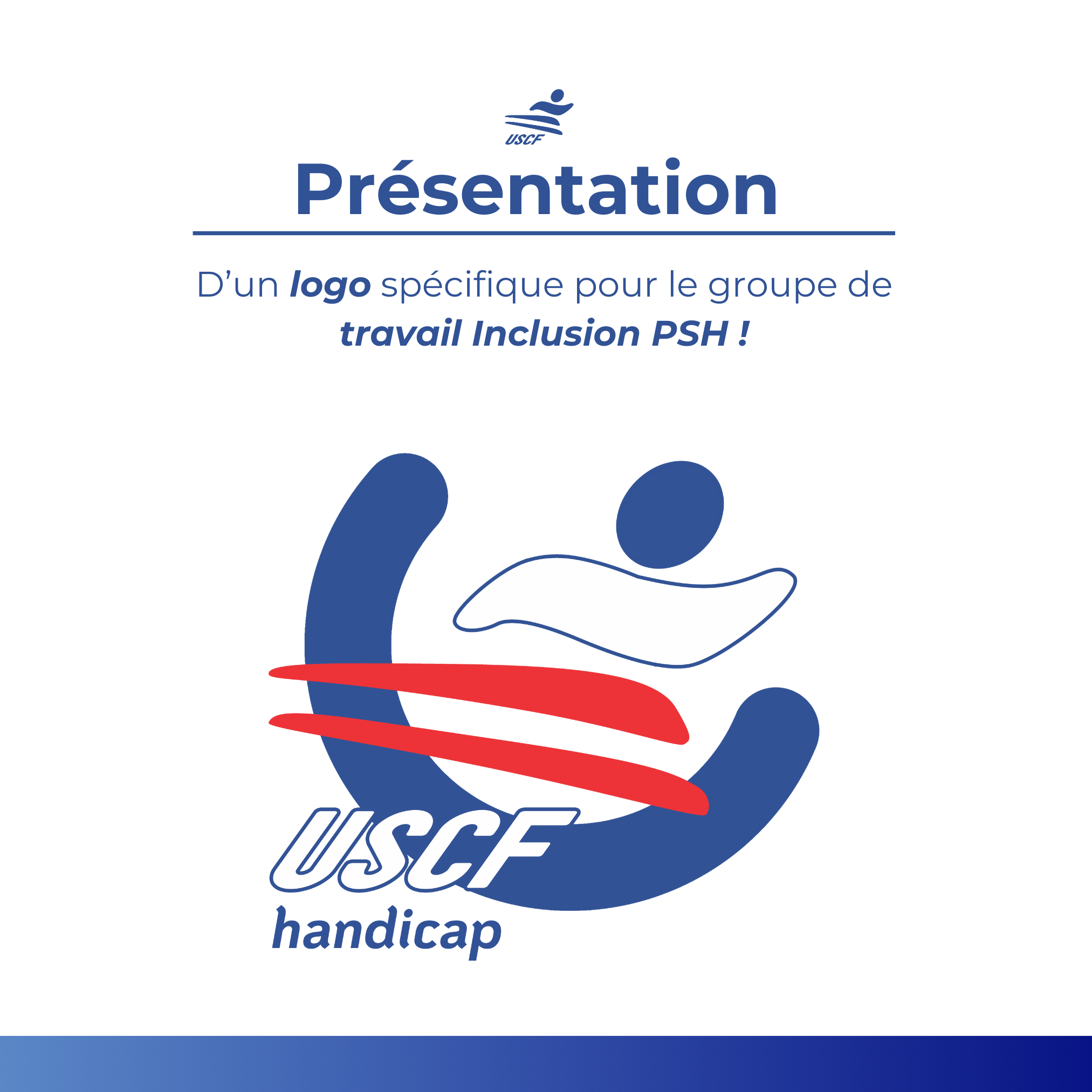 Un logo spécifique pour le groupe de travail Inclusion PSH