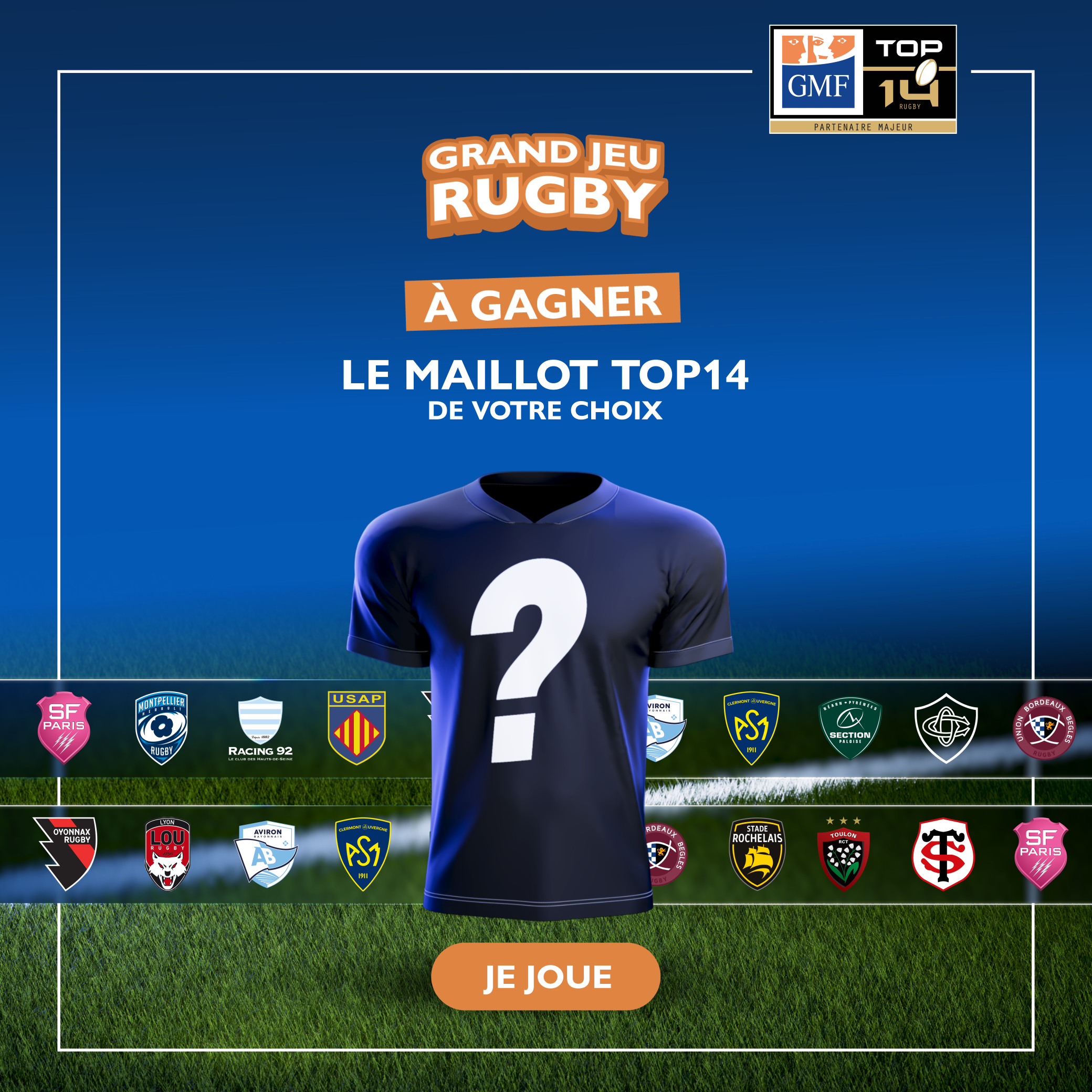 GMF organise un Grand Jeu Rugby TOP 14