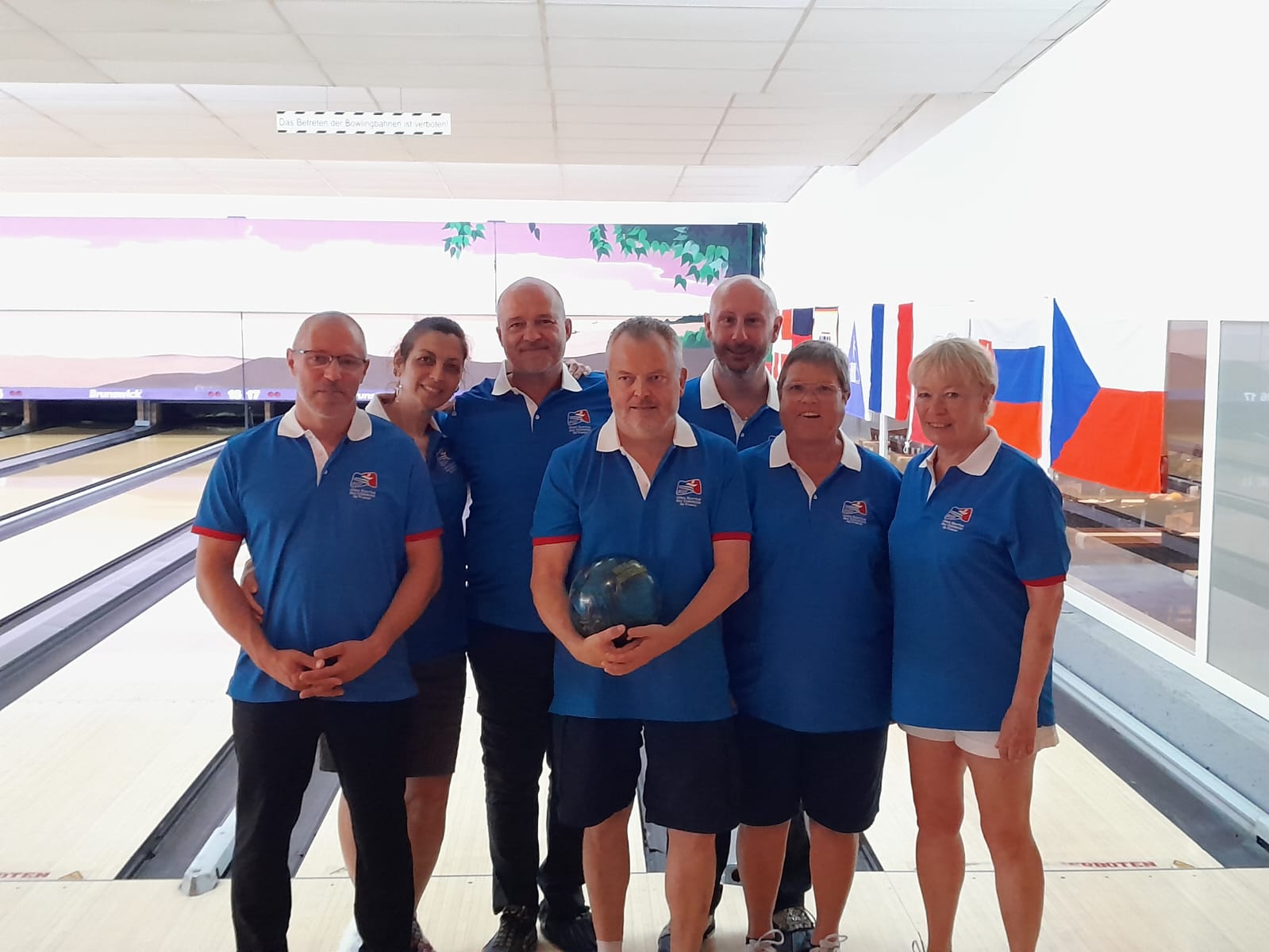 Les français à l'USIC de bowling à Berlin