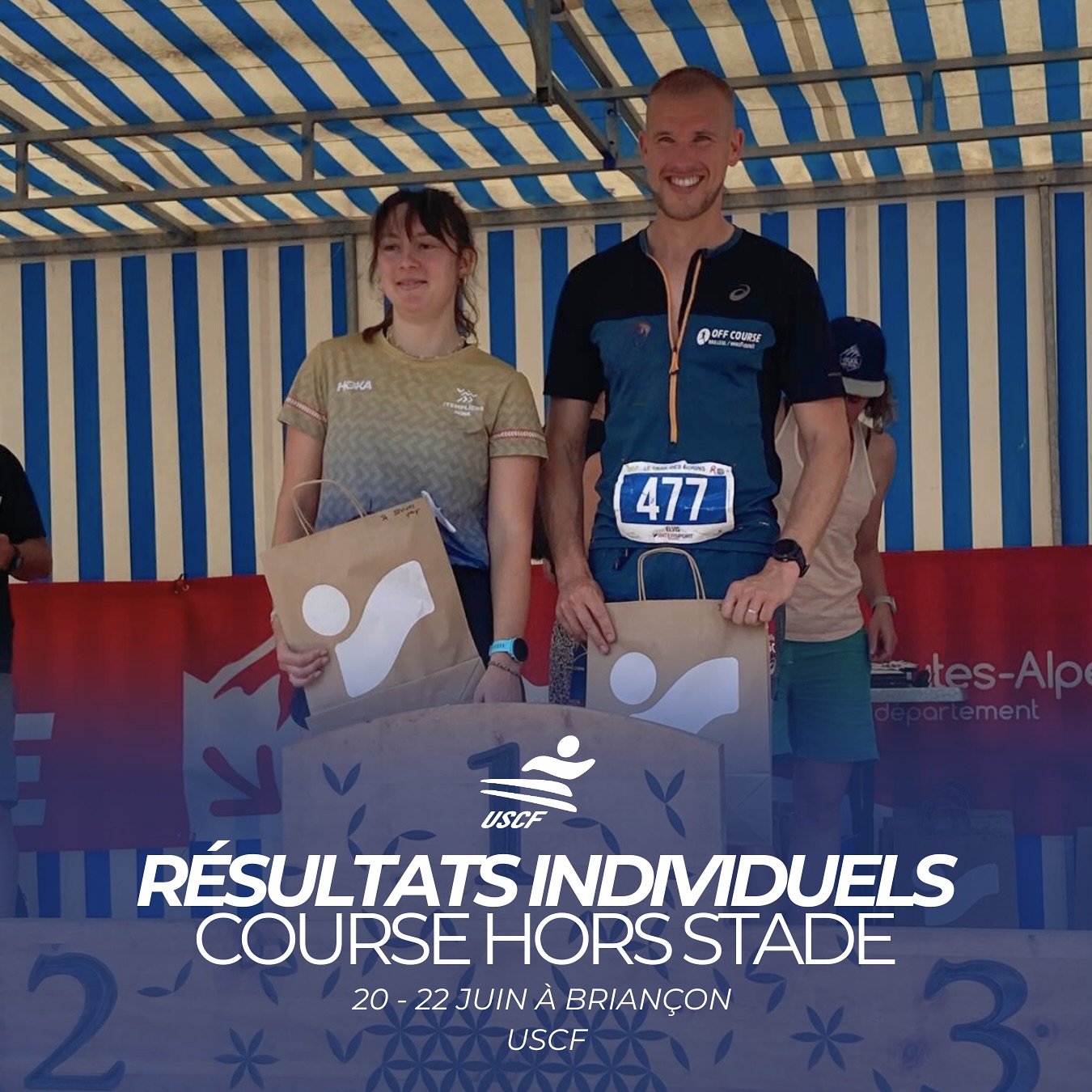 Les résultats Individuels Course Hors Stade