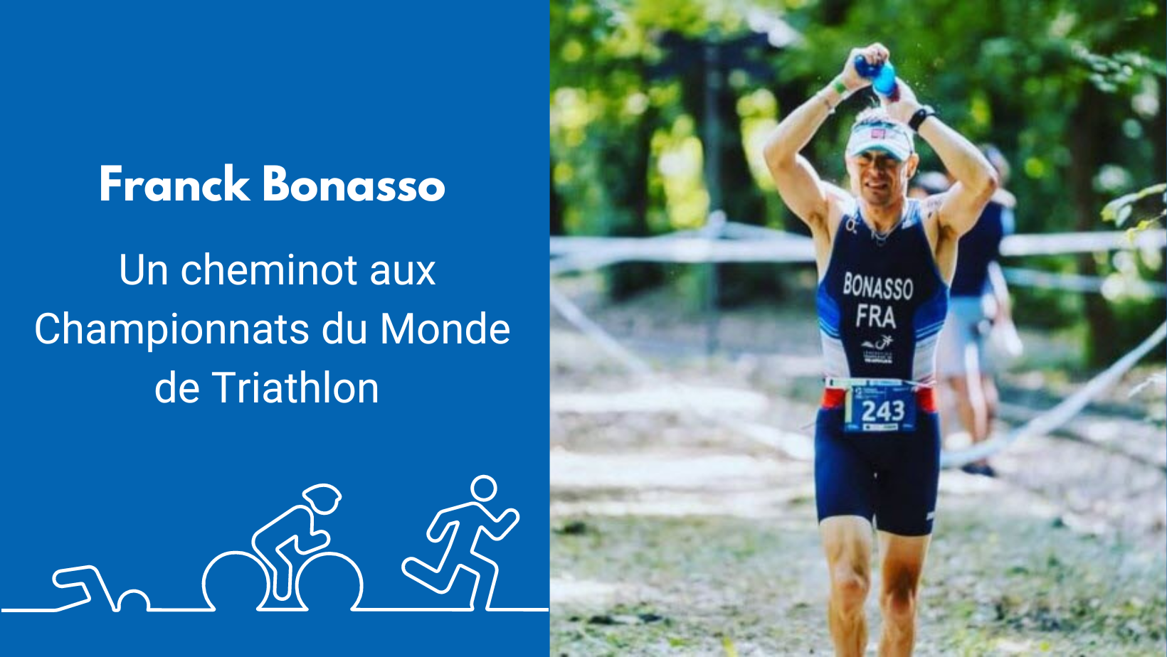 Un cheminot aux Championnats du Monde de Triathlon