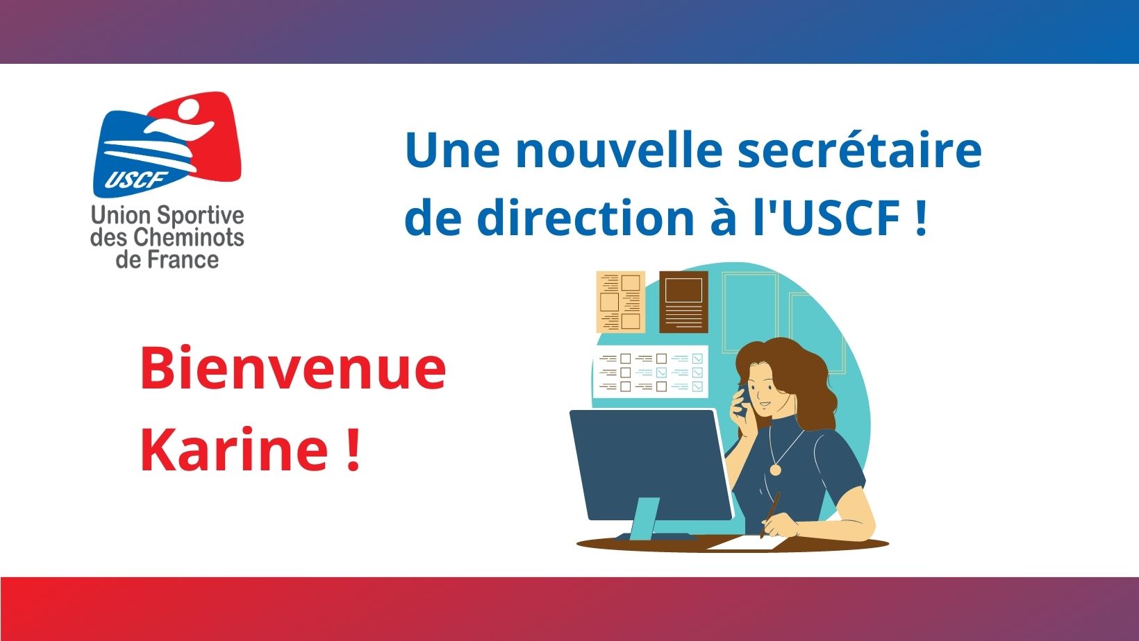 Une nouvelle secrétaire de direction à l'USCF