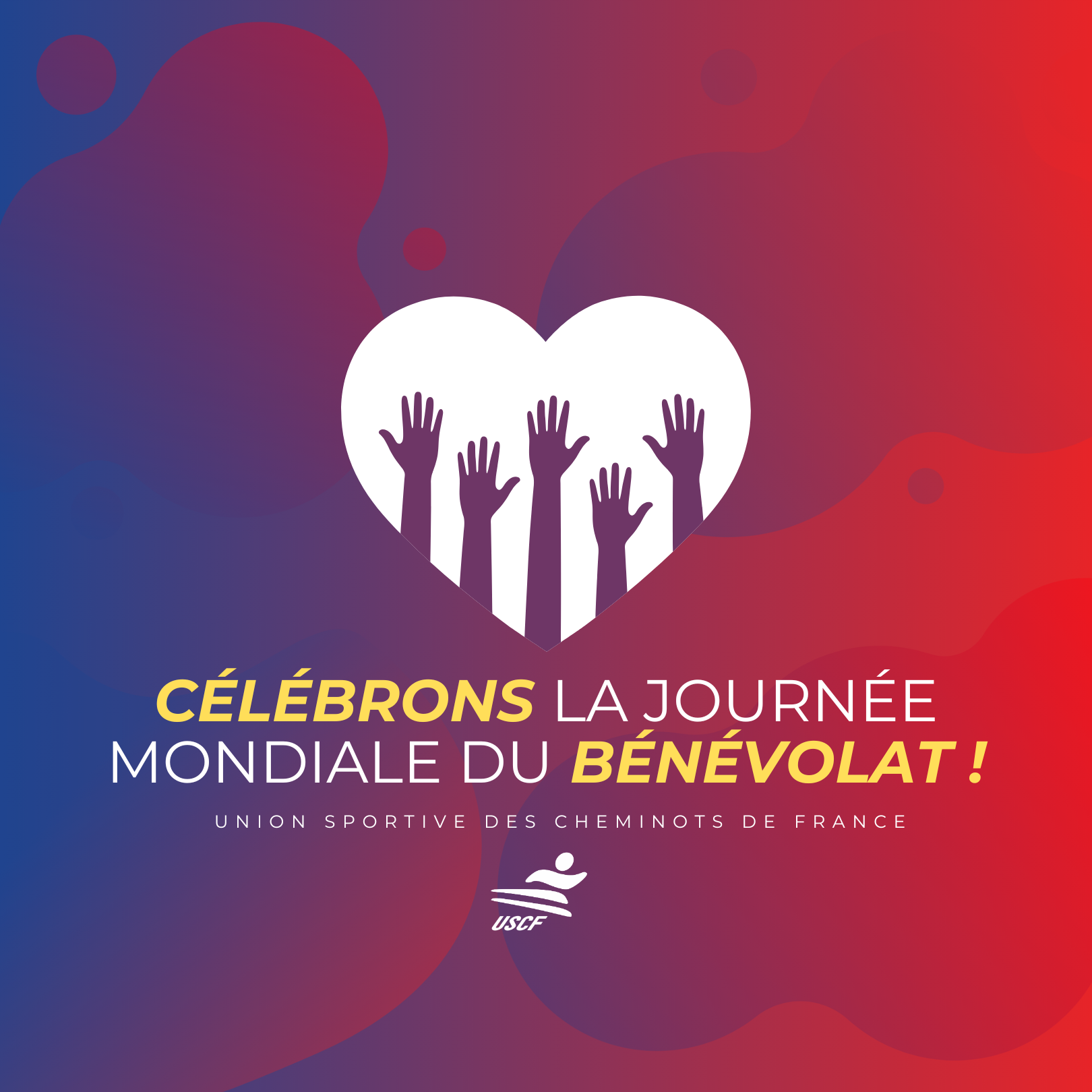 Célébrons la Journée Mondiale du Bénévolat !