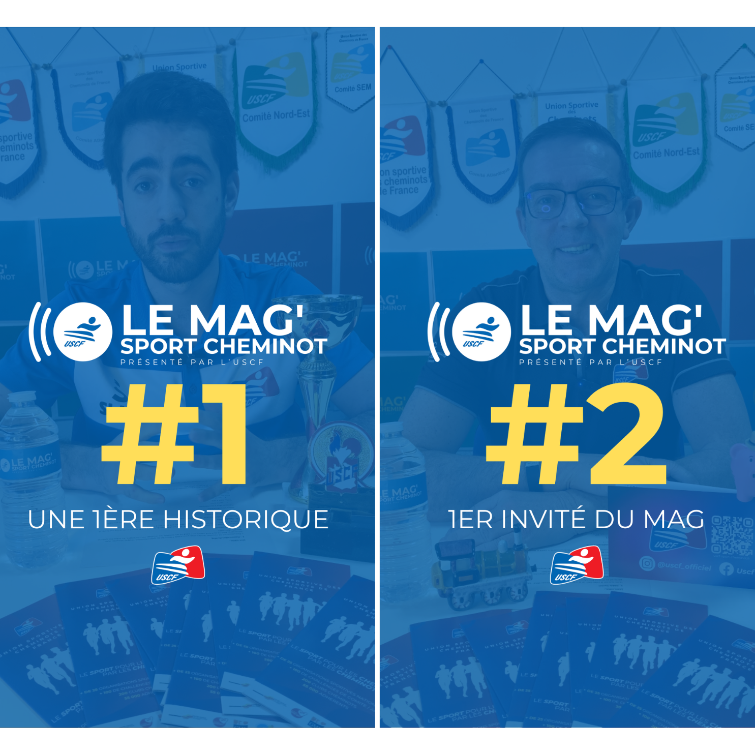 Les 2 premiers épisodes du MAG du Sport Cheminot sont disponibles !