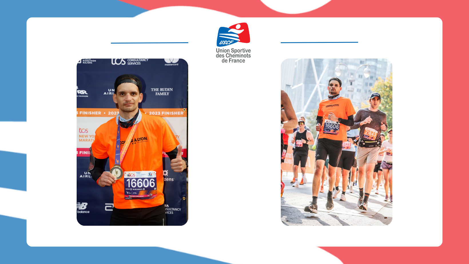 L’USCF représentée au Marathon de New-York