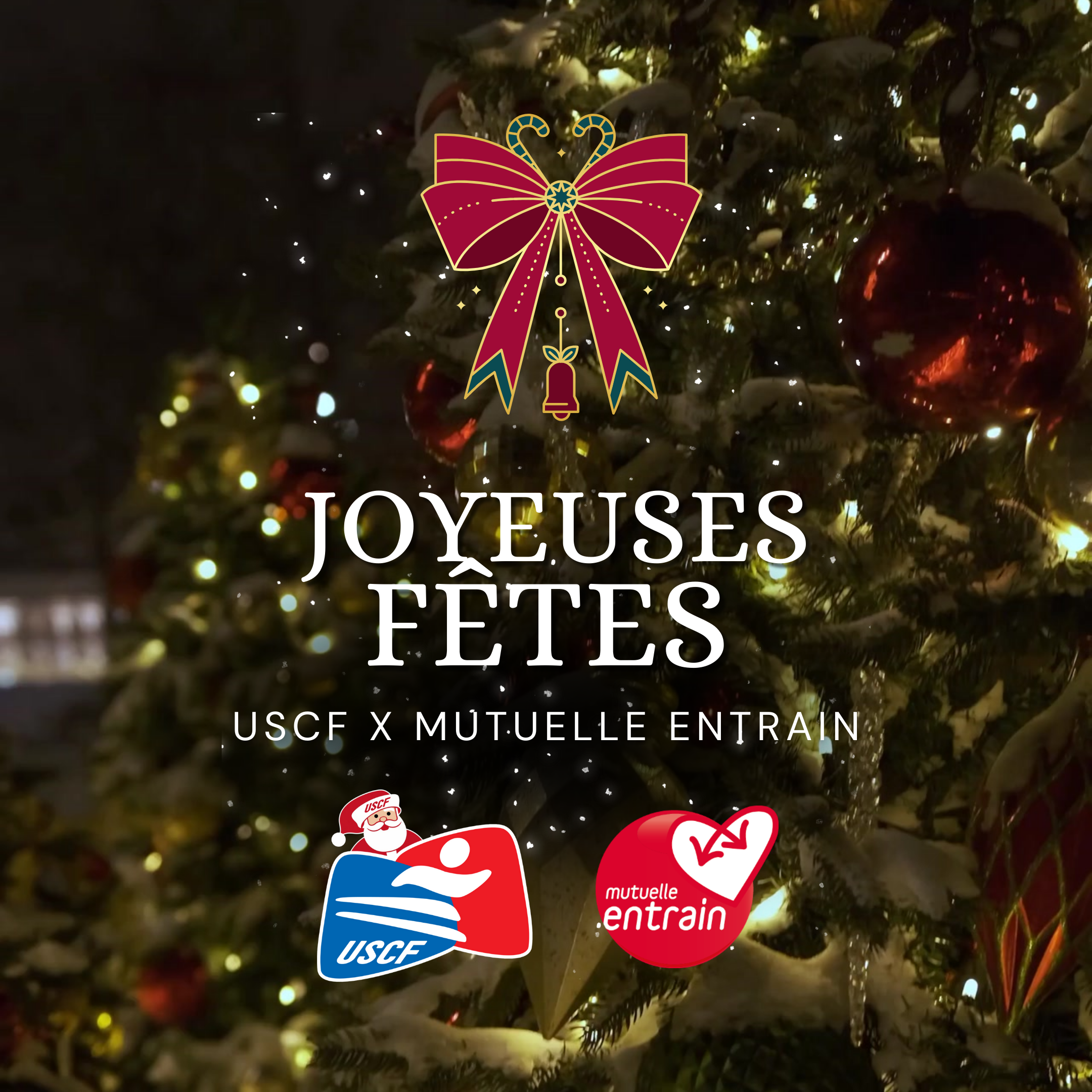 Mutuelle Entrain et l’USCF vous souhaitent de merveilleuses fêtes de fin d’année !