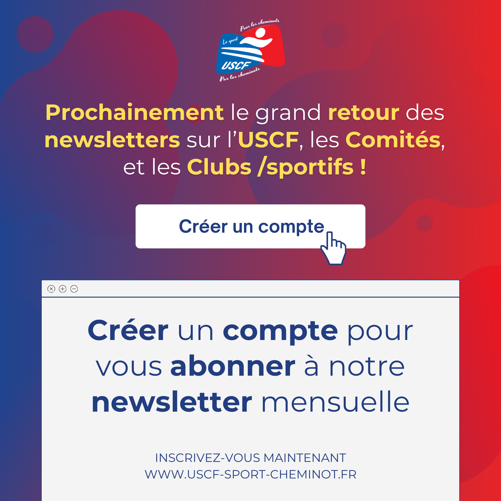 Les newsletters USCF : retrouvez toute l'actualité du sport cheminot