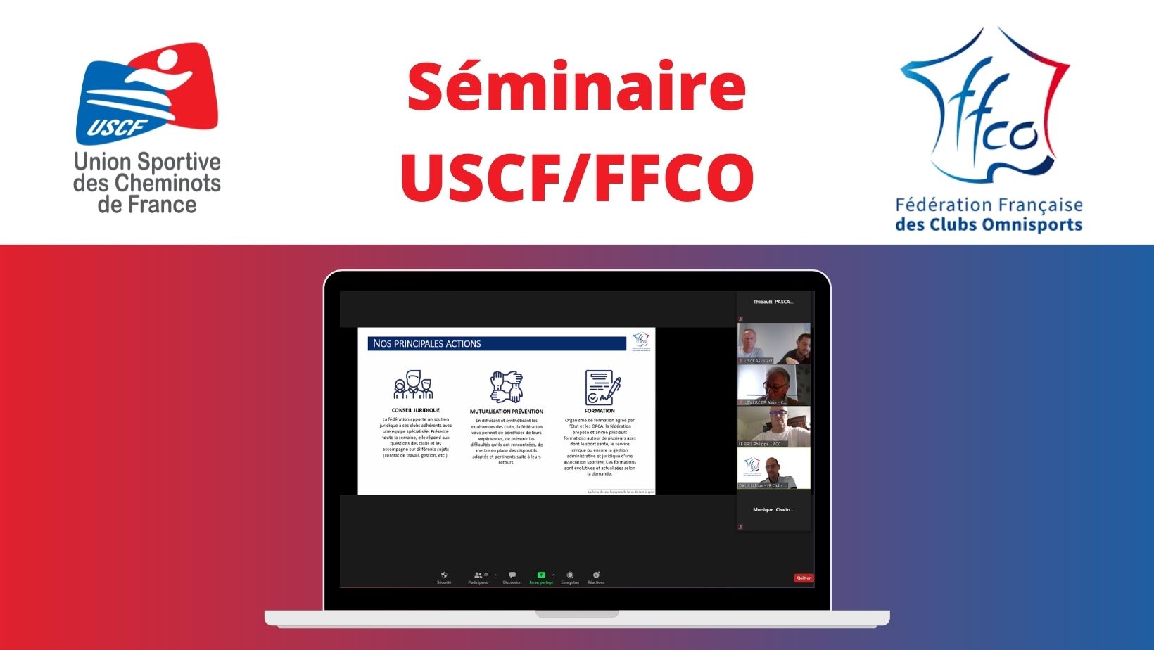 Une trentaine de représentants de clubs cheminots au Séminaire FFCO-USCF