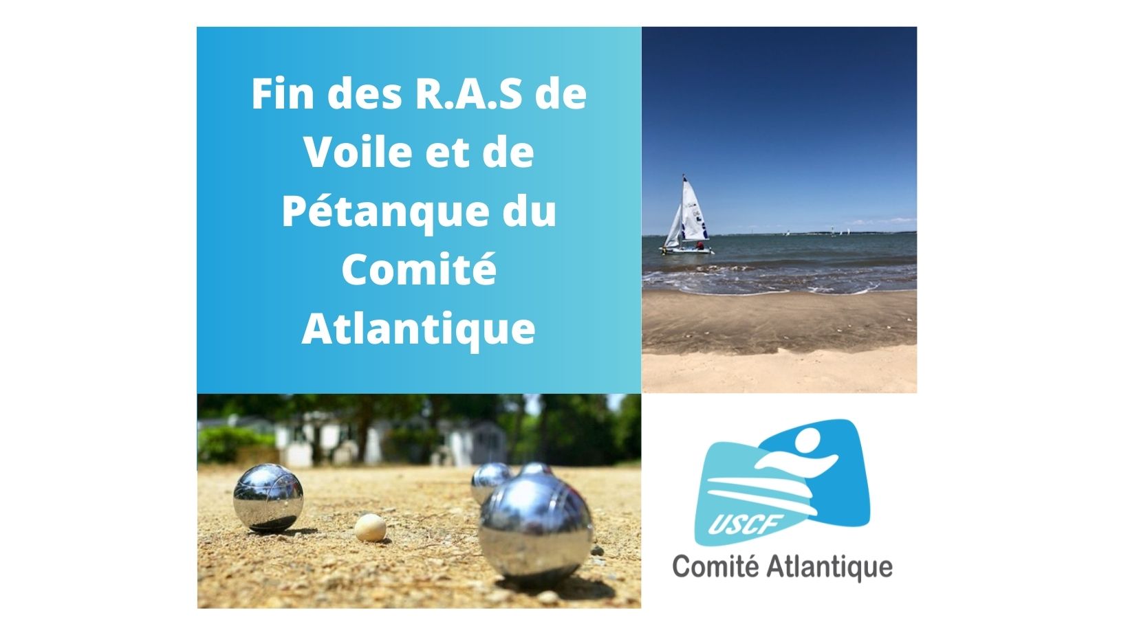 Fin des R.A.S Voile et Pétanque du Comité Atlantique au Verdon