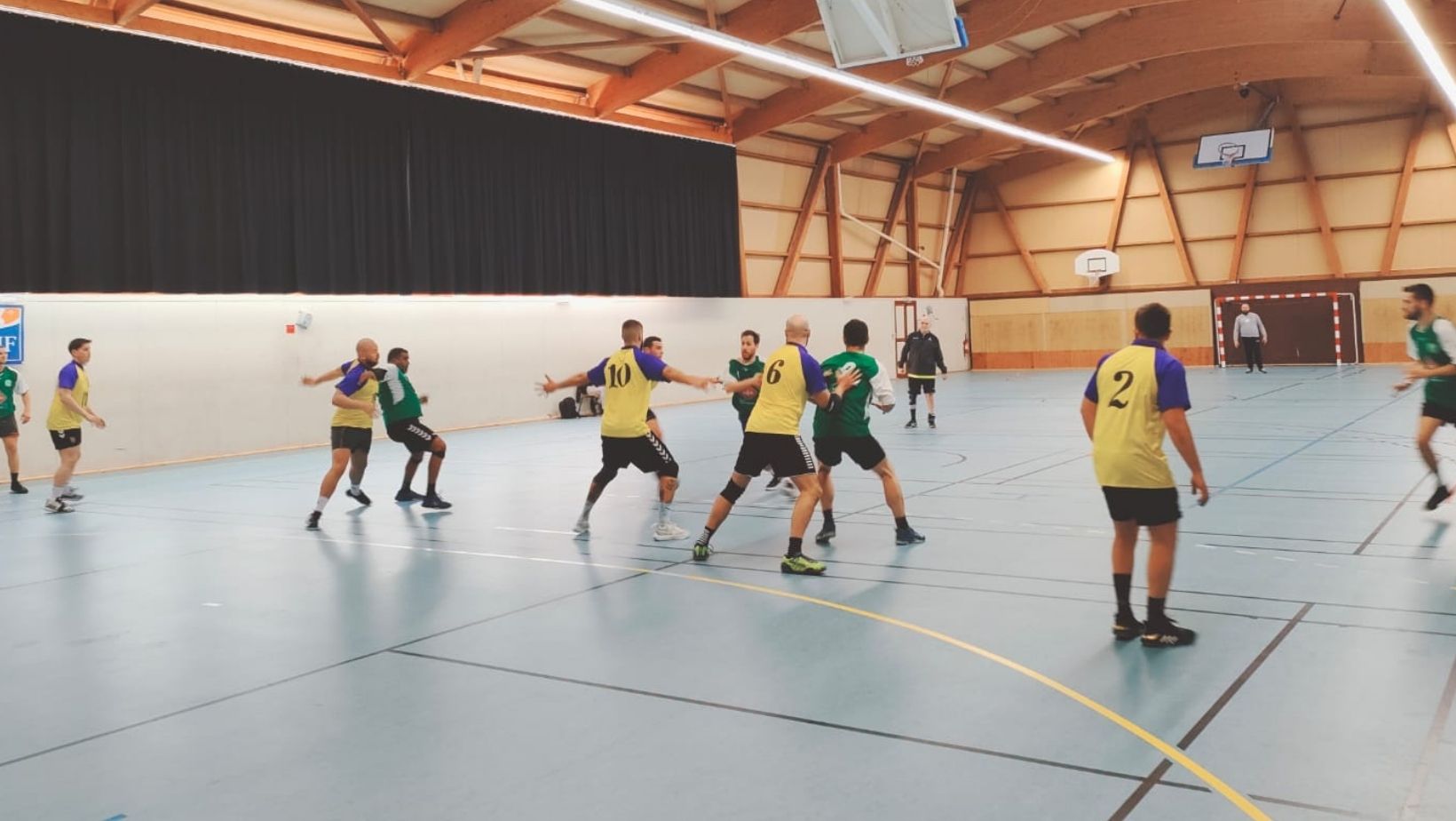 Les Handballeurs du Comité Nord-Est à Montdidier