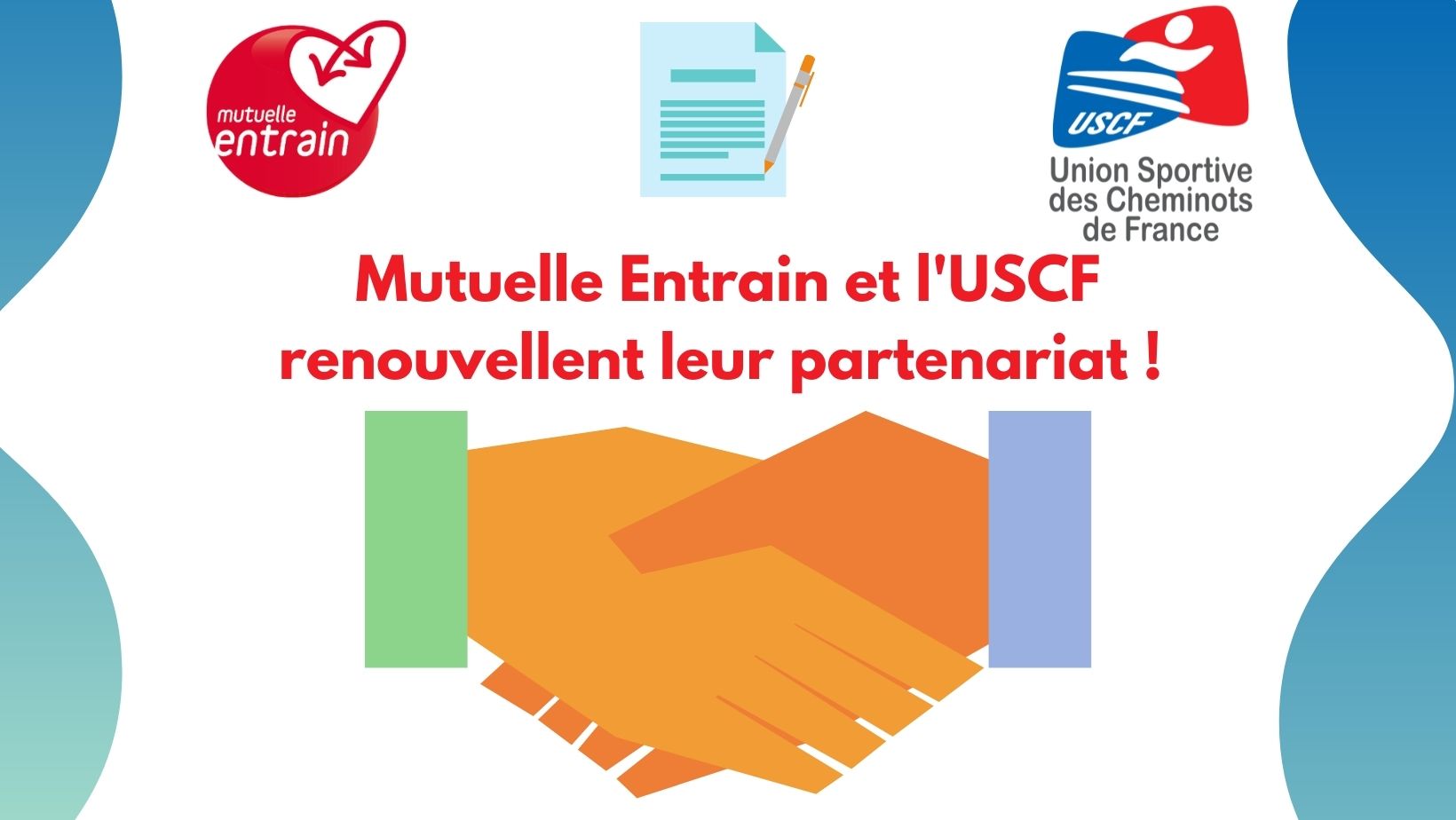 L'USCF et Mutuelle Entrain renouvellent leur partenariat pour 2022 !