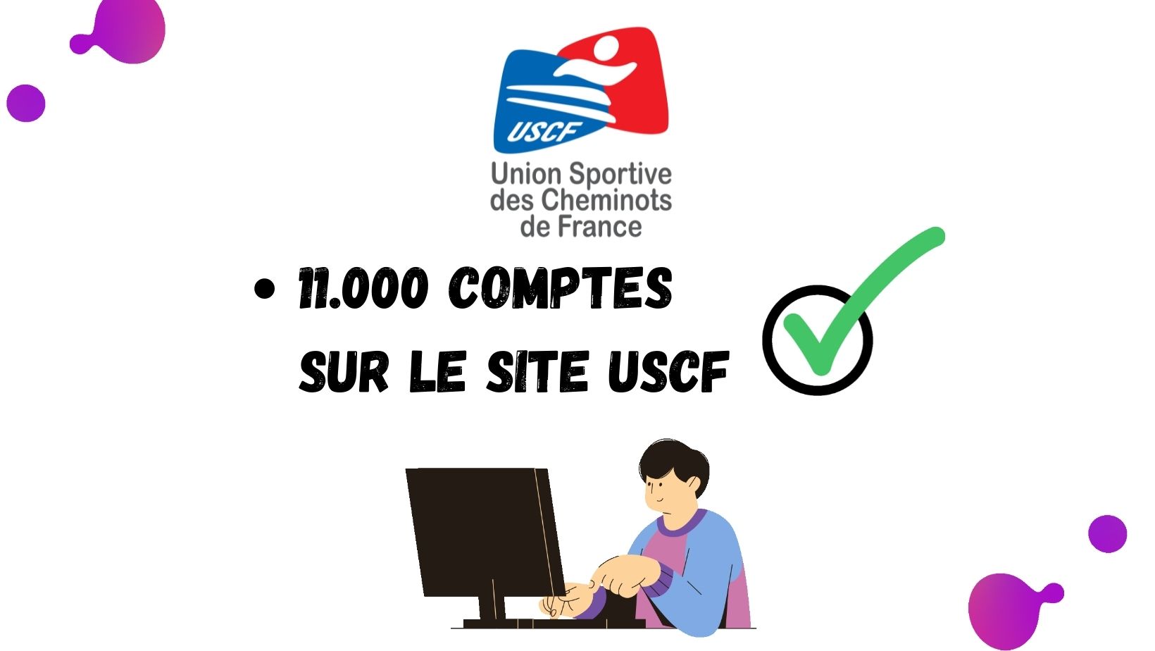 L'USCF franchit le cap des 11 000 comptes utilisateurs !