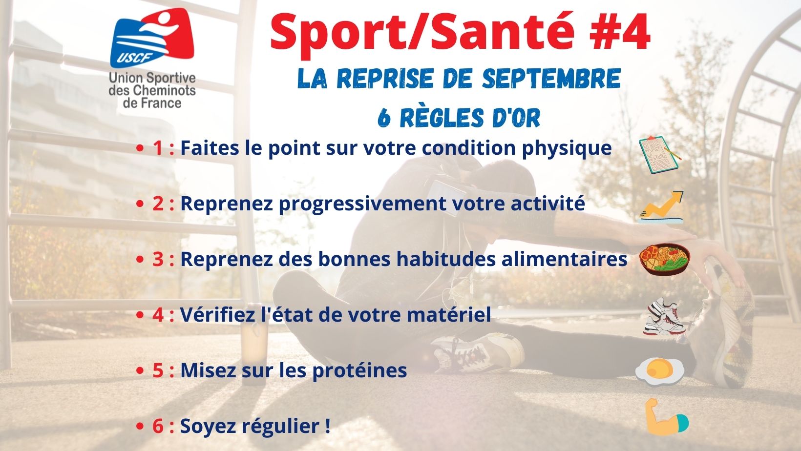 Sport Santé #4 : La reprise du sport après les vacances