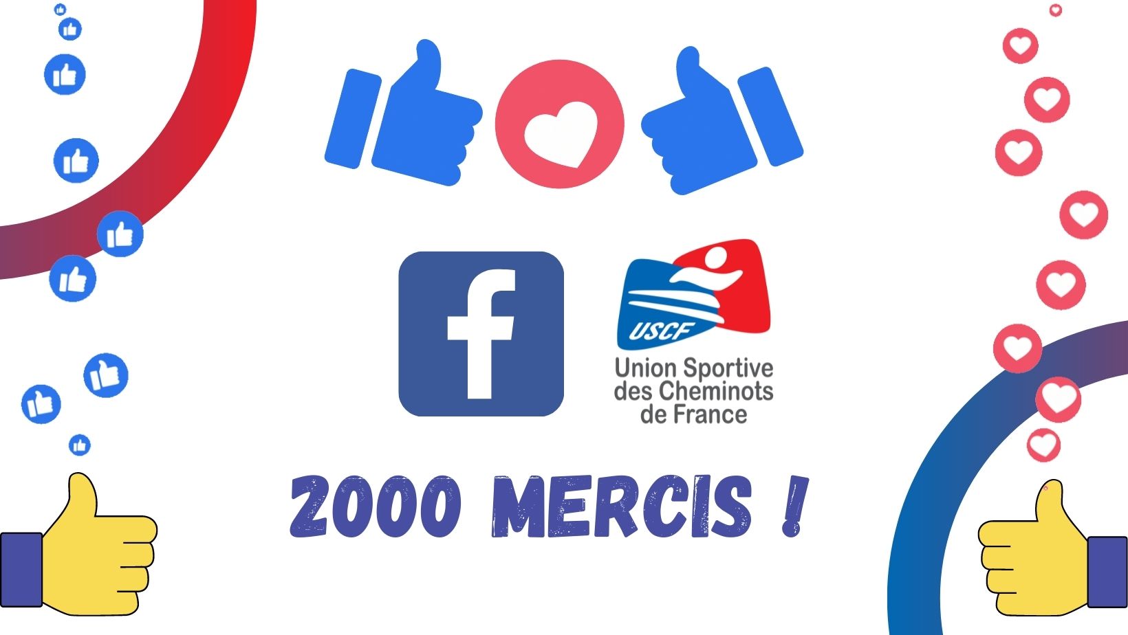 L’USCF franchit le cap des 2000 abonné(e)s sur Facebook !