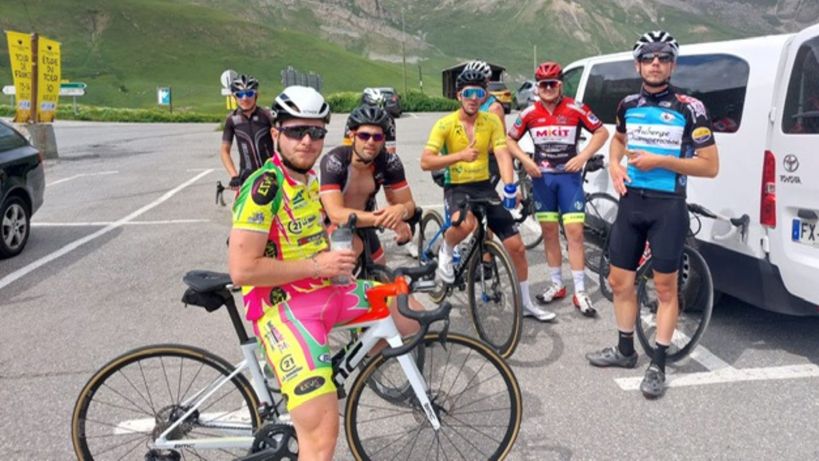 Les cyclistes du Comité Nord-Est sur les routes de Briançon