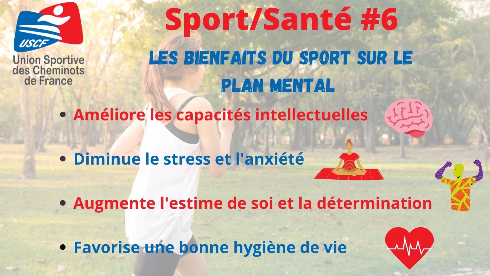 Sport Santé #6 : Les bienfaits du sport sur le plan mental